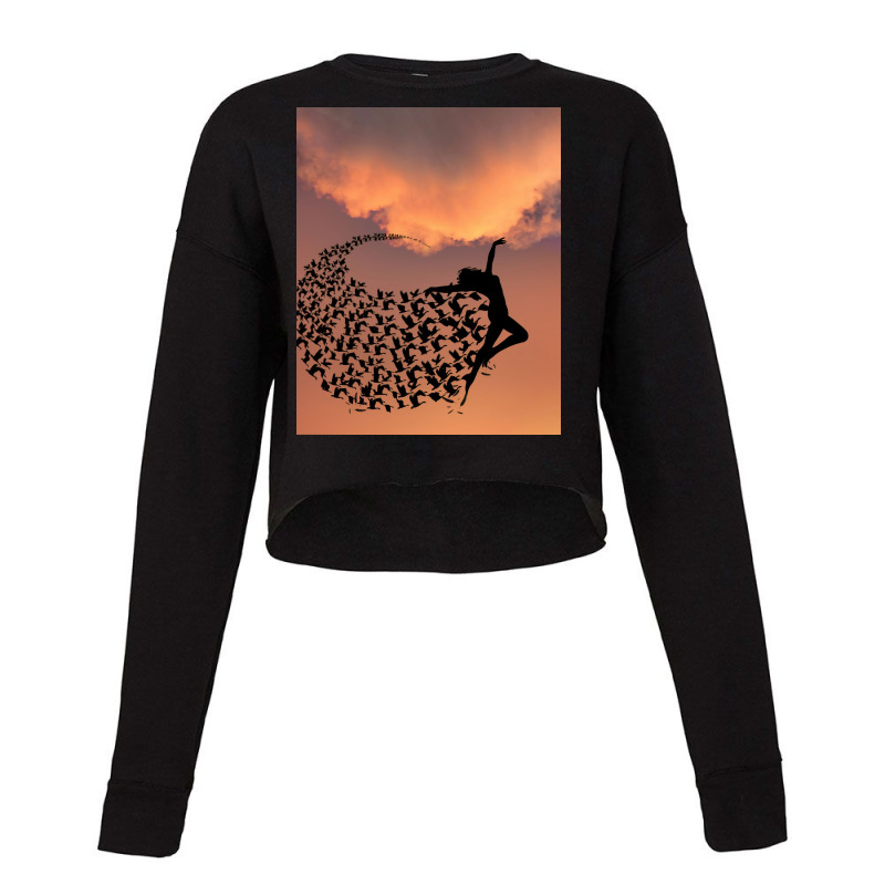 Flying Cropped Sweater | Artistshot