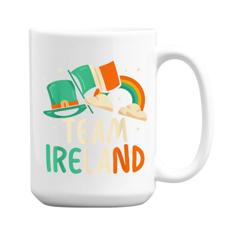 Team Ireland Irish St Patricks Day St Patricks Day 15 Oz Coffee Mug | Artistshot