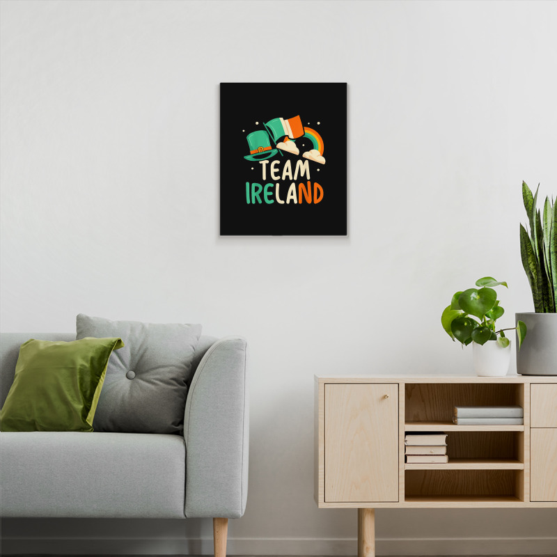 Team Ireland Irish St Patricks Day St Patricks Day Metal Print Vertical | Artistshot