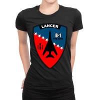 Hot Trend B-1 Lancer Patch (2) Ladies Fitted T-shirt | Artistshot