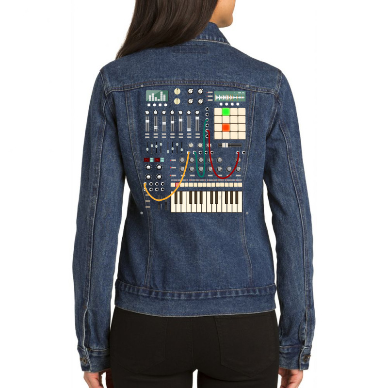 Modern Music Producer And Electronic Musician T Sh Ladies Denim Jacket by saterseim | Artistshot