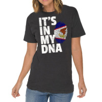 It's In My Dna American Samoa Flag Samoan Pride Ro Vintage T-shirt | Artistshot