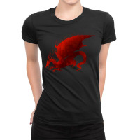 Dragon Age Origins Blood Dragon V1 Ladies Fitted T-shirt | Artistshot