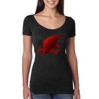 Dragon Age Origins Blood Dragon V1 Women's Triblend Scoop T-shirt | Artistshot