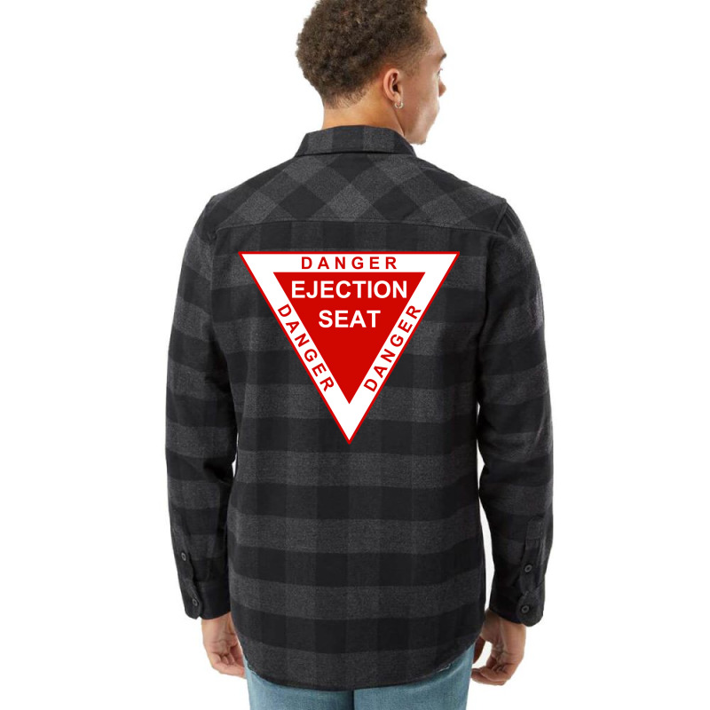 Ejection Seat Warning Flannel Shirt | Artistshot