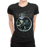 Final Fantasy Vii   Cloud & Sephiroth Ladies Fitted T-shirt | Artistshot