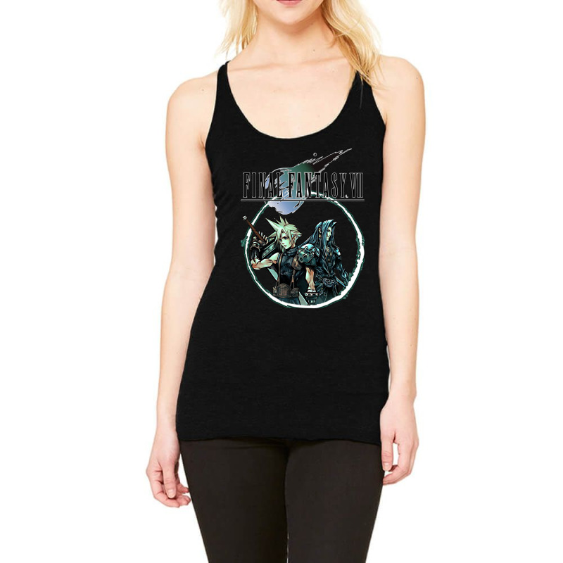 Final Fantasy Vii   Cloud & Sephiroth Racerback Tank by rrashabilsene | Artistshot