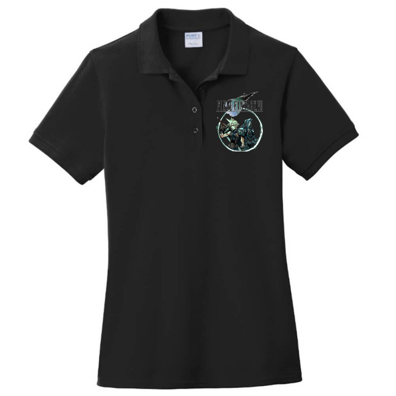 Final Fantasy Vii   Cloud & Sephiroth Ladies Polo Shirt by rrashabilsene | Artistshot