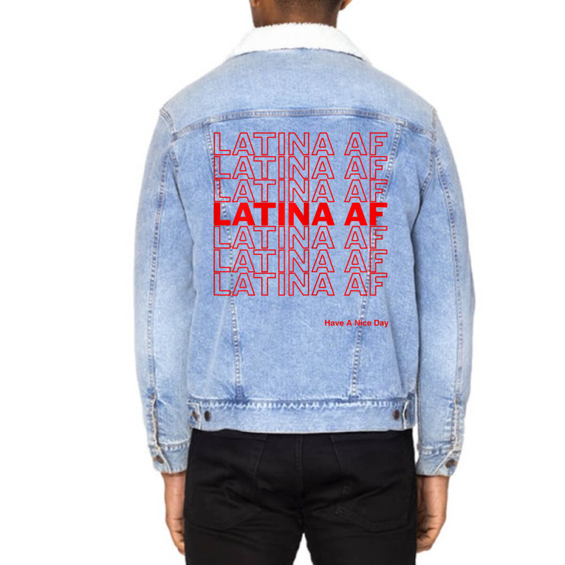 Me Vale Spanish Slang T Shirt Unisex Sherpa-Lined Denim Jacket by wafaha | Artistshot