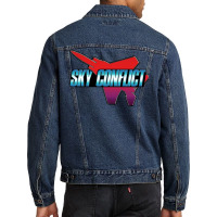 Sky Conflict Men Denim Jacket | Artistshot