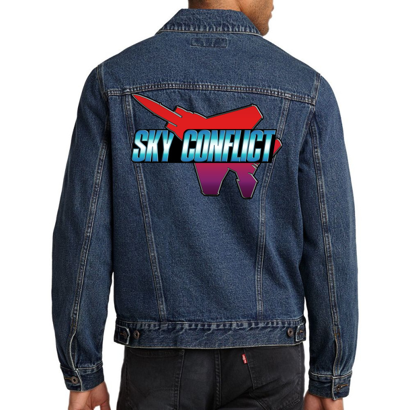 Sky Conflict Men Denim Jacket by behekghumet | Artistshot