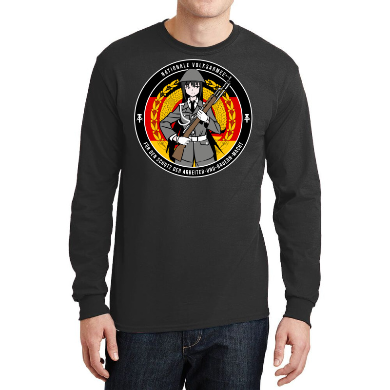 National People's Army Girl Long Sleeve Shirts by rotaewinga | Artistshot