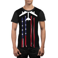 Trending B-52 Stratofortress Bomber Us Flag-eebnj Graphic T-shirt | Artistshot