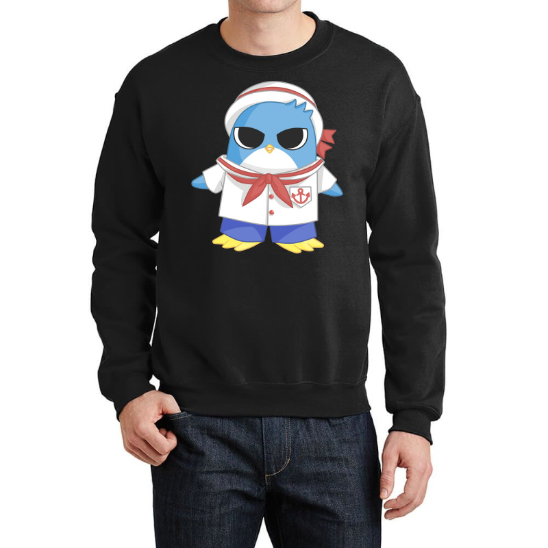 Mermaid Melody Kawaii Penguin Hippo Crewneck Sweatshirt by grazawodanw | Artistshot