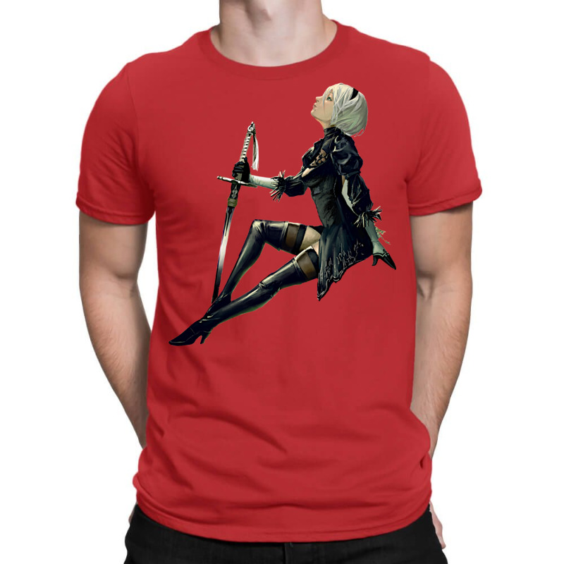 Nier Automata Yorha No.2 Type B (2b) T-Shirt by rotaewinga | Artistshot