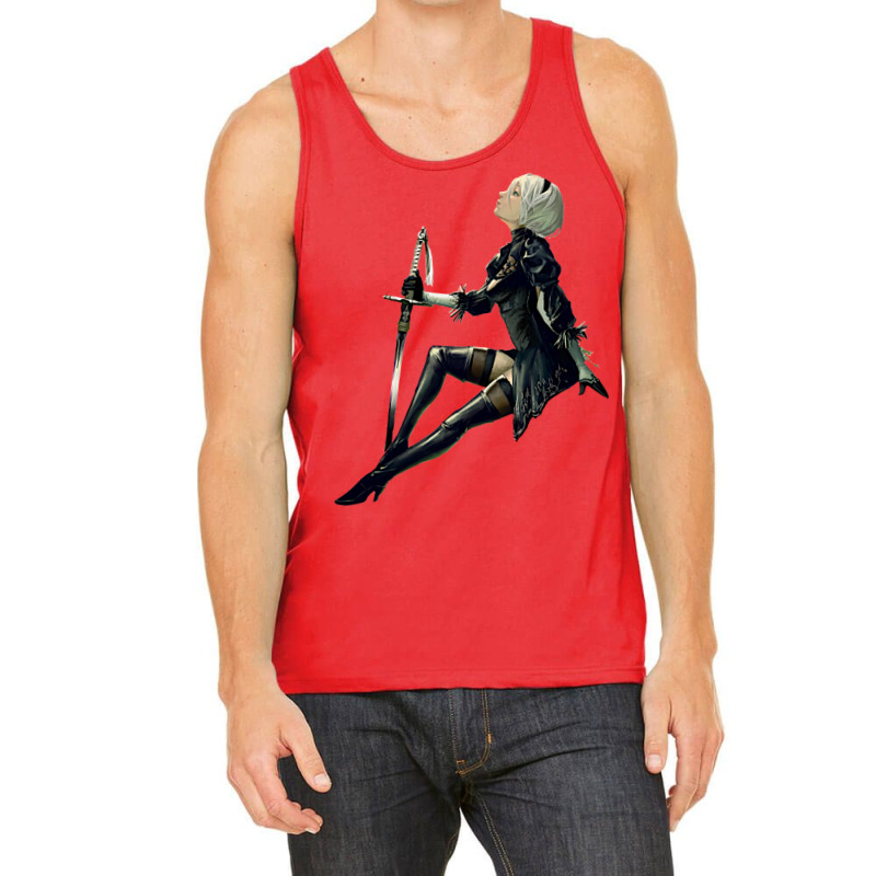 Nier Automata Yorha No.2 Type B (2b) Tank Top by rotaewinga | Artistshot