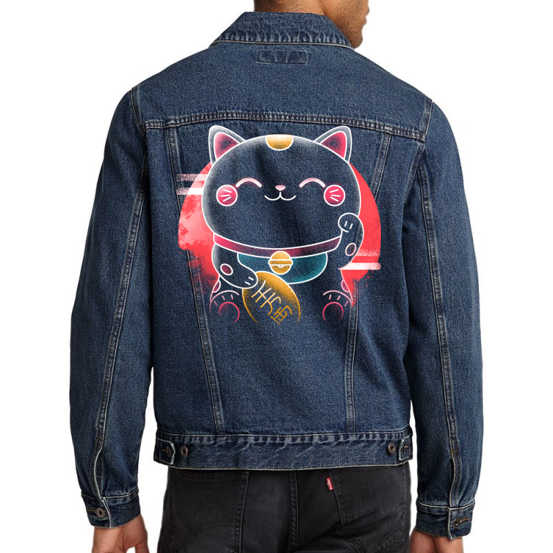 Soul Of The Maneki Neko Men Denim Jacket by behekghumet | Artistshot