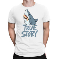 Shark Amputee Joke Leg Prosthetic Design For A Leg T-shirt | Artistshot