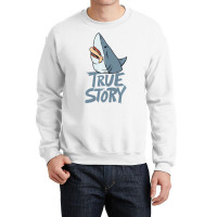 Shark Amputee Joke Leg Prosthetic Design For A Leg Crewneck Sweatshirt | Artistshot