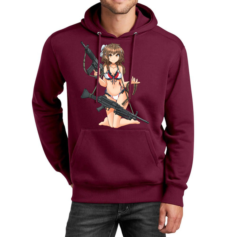 South Korea Gun Girl 1 Unisex Hoodie by behekghumet | Artistshot