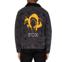 Mgs Fox Unisex Sherpa-lined Denim Jacket | Artistshot