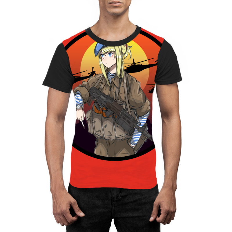 Soviet Airborne Girl Graphic T-shirt by behekghumet | Artistshot