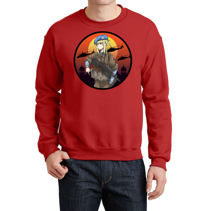 Soviet Airborne Girl Crewneck Sweatshirt by behekghumet | Artistshot