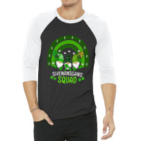 Shenanigans Squad Funny St. Patricks Day Matching  3/4 Sleeve Shirt | Artistshot