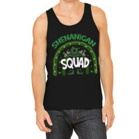 Shenanigans Squad St Patricks Day Gnomes Green Iri Tank Top | Artistshot