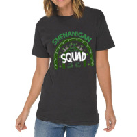 Shenanigans Squad St Patricks Day Gnomes Green Iri Vintage T-shirt | Artistshot