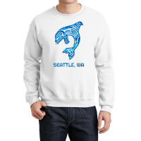 Seattle Washington Native American Indian Orca Kil Crewneck Sweatshirt | Artistshot