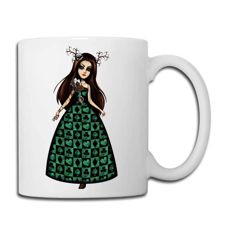 Hot Trend Girl With Skull Fantasy Gothic Girl Coffee Mug | Artistshot