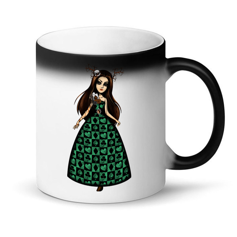 Hot Trend Girl With Skull Fantasy Gothic Girl Magic Mug | Artistshot