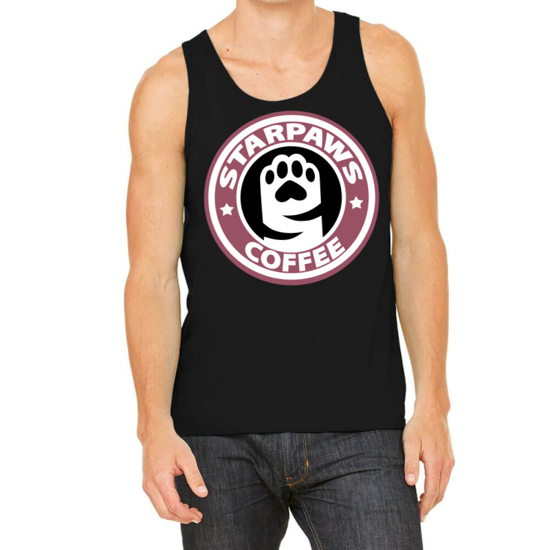 Starpaws Cute Coffee Pink Tank Top by behekghumet | Artistshot