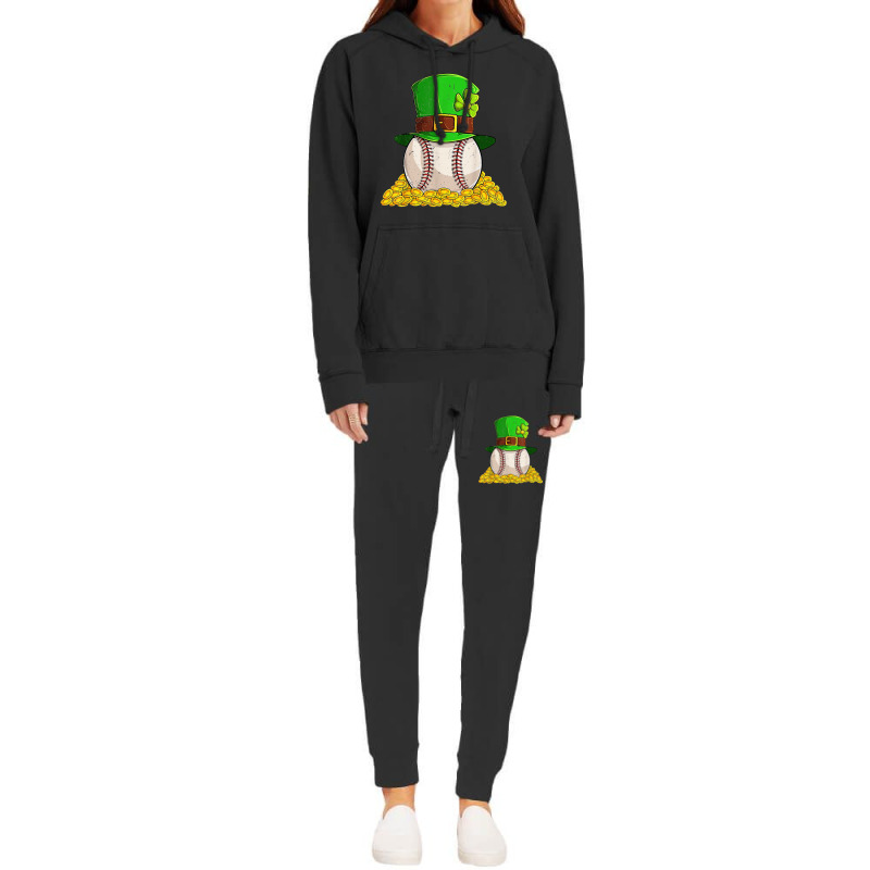 St Patricks Day Baseball Sharmcok Irish Hoodie & Jogger Set | Artistshot