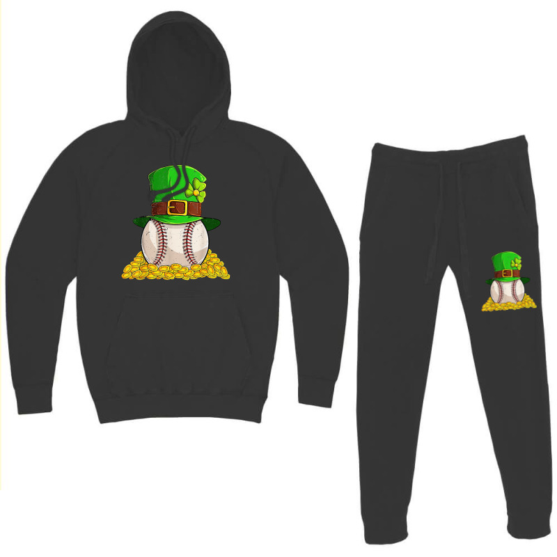 St Patricks Day Baseball Sharmcok Irish Hoodie & Jogger Set | Artistshot