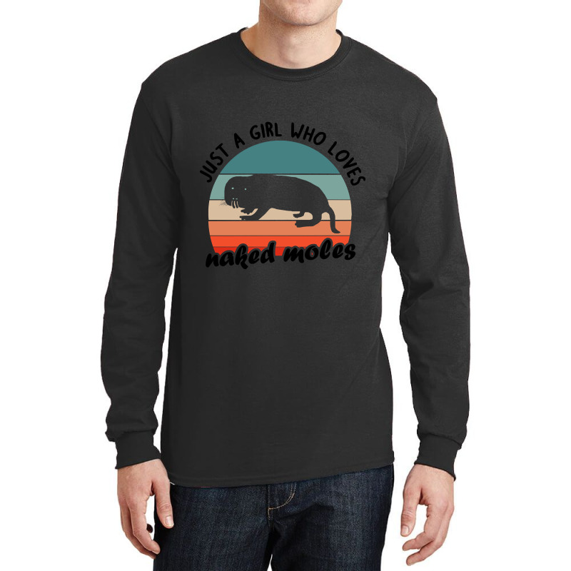 Trending Girls Women Love Naked Mole Rat Fan Costu Long Sleeve Shirts | Artistshot