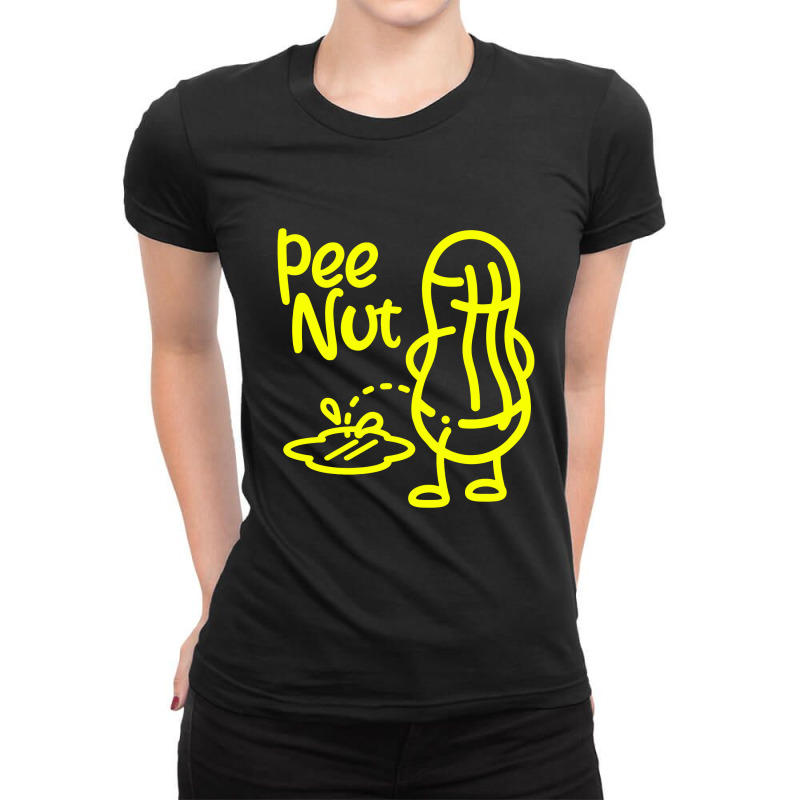 Pee Nut Peenut Peanut Socket 2 Ladies Fitted T-Shirt by skw art | Artistshot