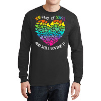 Cute 100 Days Of School And Still Loving It Hearts Long Sleeve Shirts | Artistshot