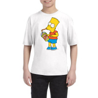 The Simpsons Bart Simpson Squishee Brain Freeze Sw Youth Tee | Artistshot