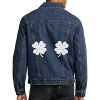 St Patricks Day Saint Paddys Distressed Irish Sham Men Denim Jacket | Artistshot