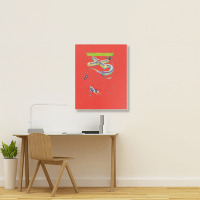 Club Ninja Space Station Portrait Canvas Print | Artistshot