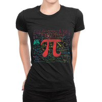 Pi Day Math Equation Math Teacher Student Geek 1 Ladies Fitted T-shirt | Artistshot