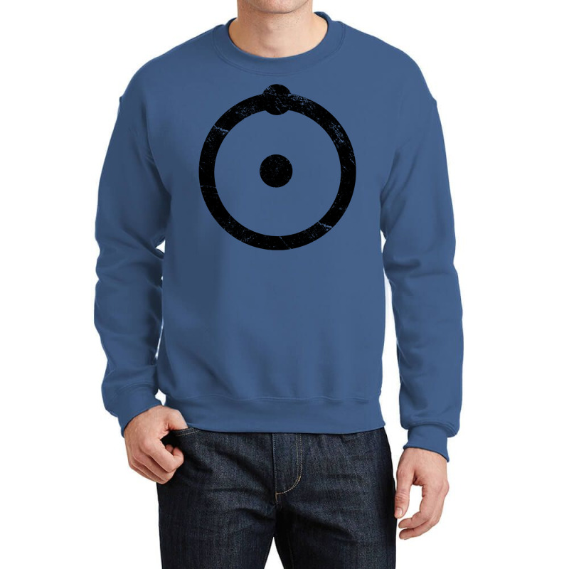 Doctor Manhattan Symbol Distressed Watchmen Crewneck Sweatshirt | Artistshot