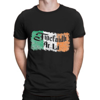 Tiocfaidh Ar La - Vintage Ireland Irish Flag T-shirt | Artistshot