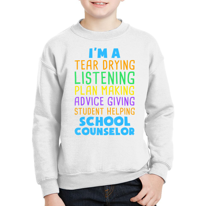 School Counselor School Psychologist Students Gift Youth Sweatshirt by holden | Artistshot