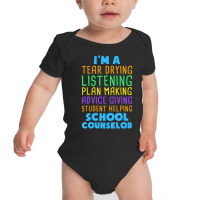 School Counselor School Psychologist Students Gift Baby Bodysuit | Artistshot