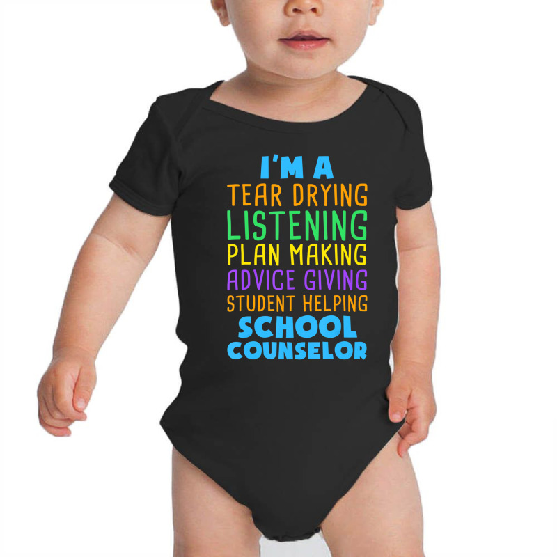 School Counselor School Psychologist Students Gift Baby Bodysuit by holden | Artistshot