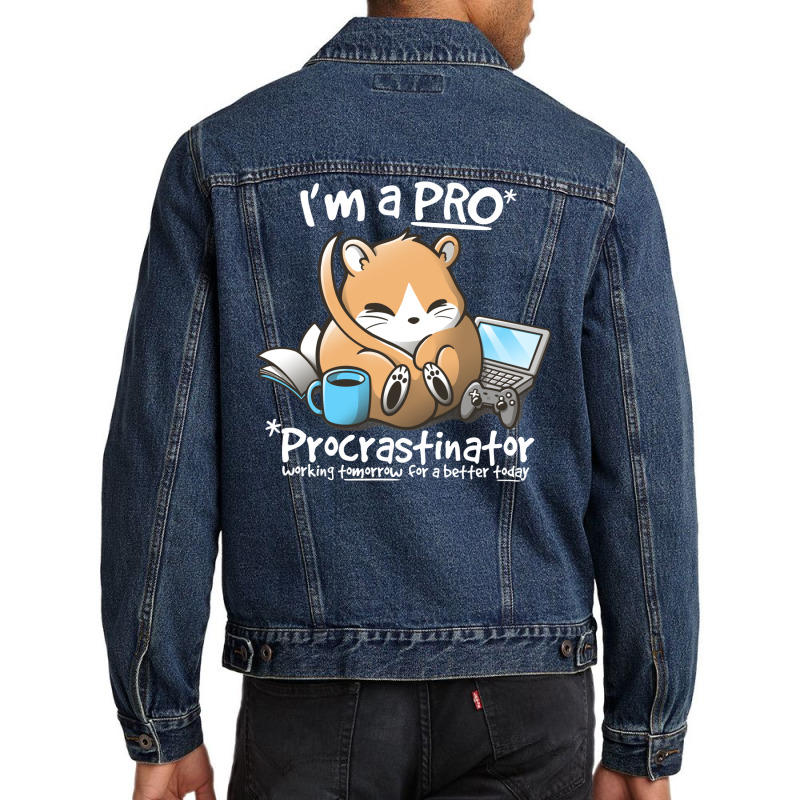 Dormouse Is A Pro Men Denim Jacket by belgicastinal | Artistshot