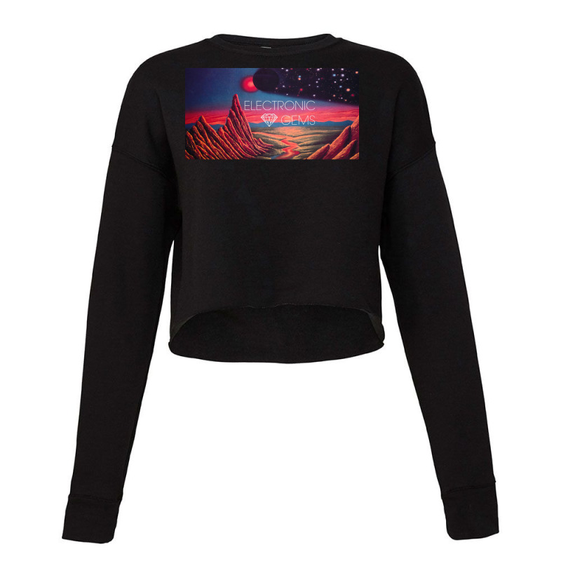 Electronic Gems   Interstellar Eclipse (星間食) Cropped Sweater by jorjybasino8 | Artistshot